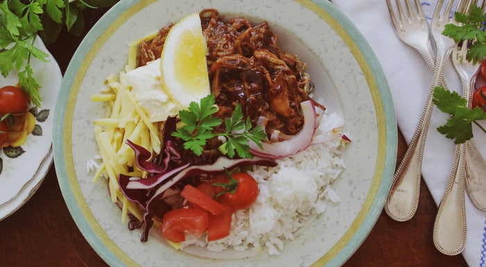 A protein-rich chef-made meal