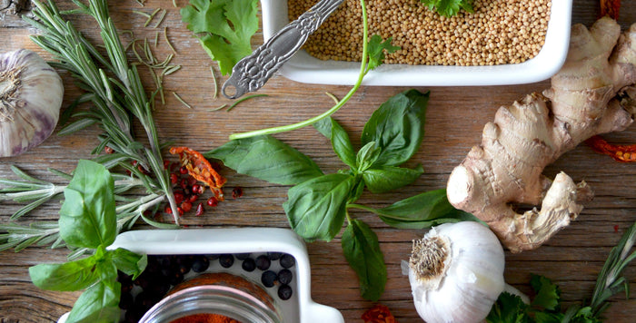 Fresh herbs and wholesome ingredients