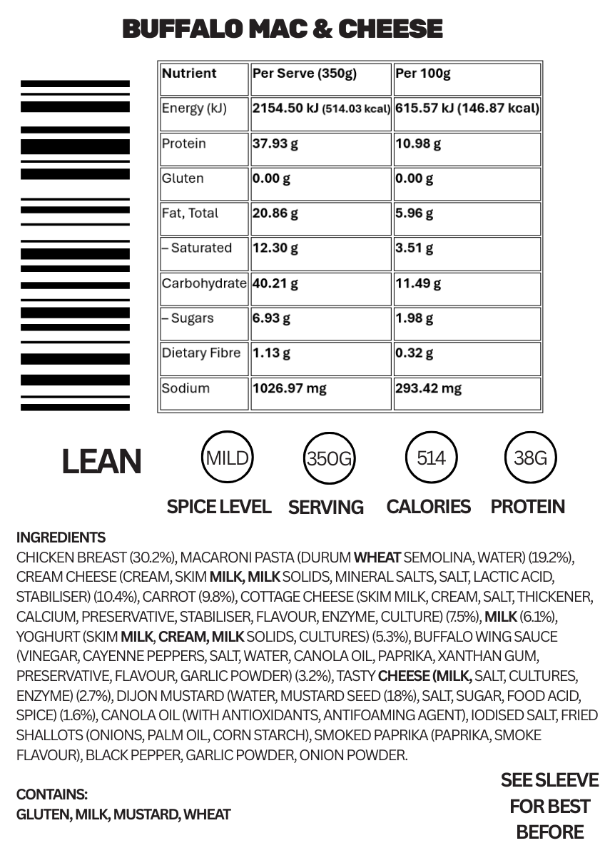 BUFFALO CHICKEN MAC & CHEESE