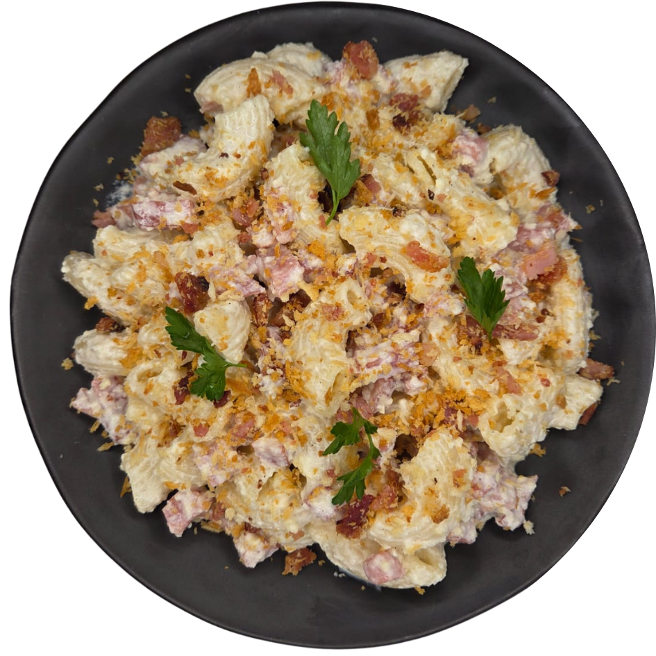 Smoked Chicken and Bacon Mac with Sneaky Cauliflower