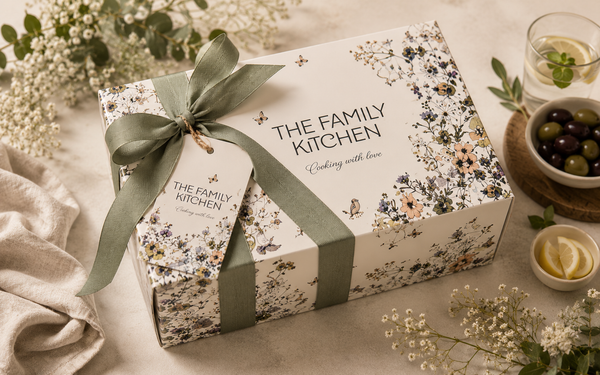 A care package of home-style meals left thoughtfully on a doorstep