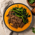 Balsamic Slow-Cooked Beef with Pumpkin - Low Carb | The Family Kitchen