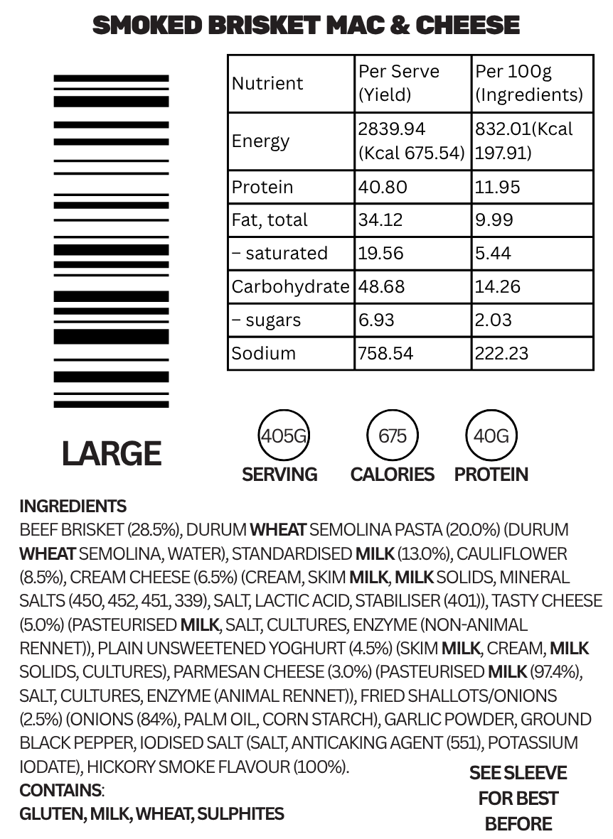 Smoked Brisket Mac & Cheese