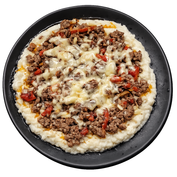 Philly Cheese Beef On Cauli Mash - Low Carb – chef-prepared ready meal, delivered NZ wide by The Family Kitchen
