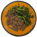 Balsamic Slow-Cooked Beef with Pumpkin - Low-Carb