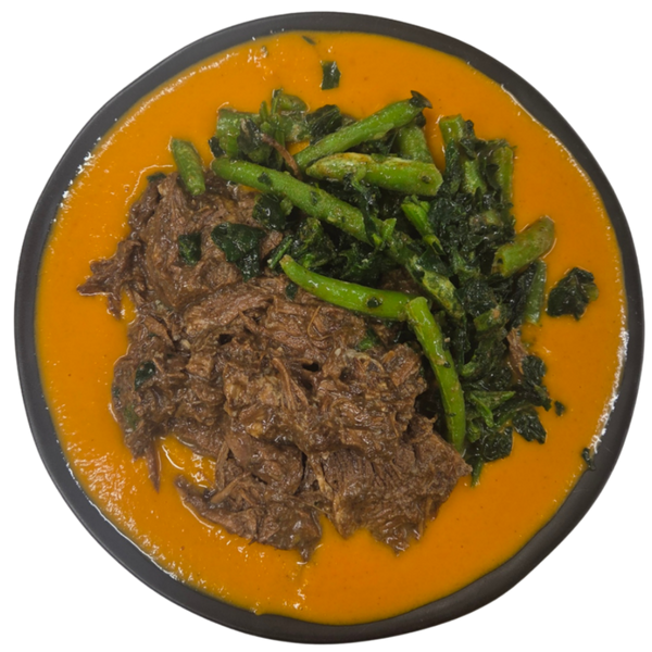 Balsamic Slow-Cooked Beef with Pumpkin - Low-Carb – chef-prepared ready meal, delivered NZ wide by The Family Kitchen