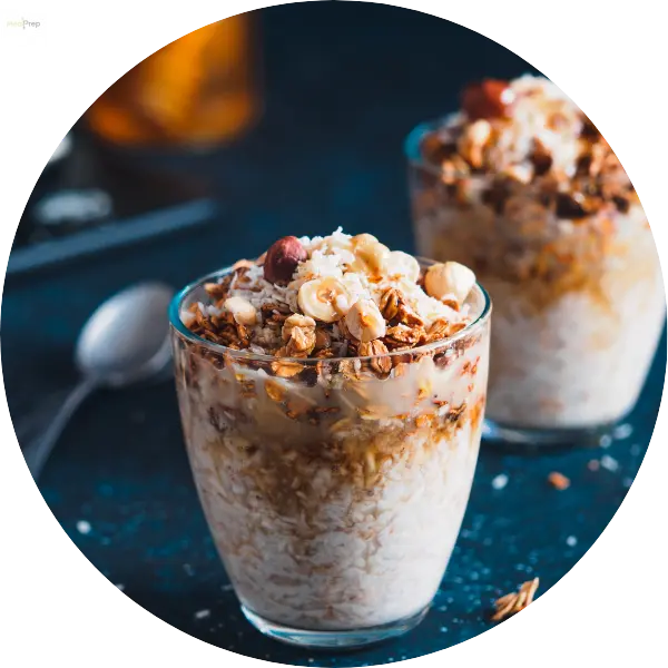 Peanut Butter Overnight Oats Meal Prep