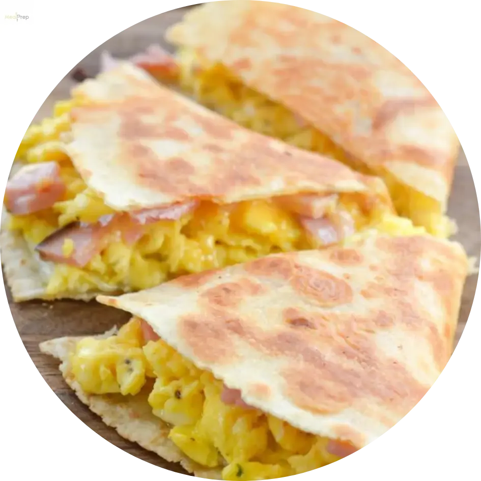 Ham And Cheese Quesadilla Meal Prep