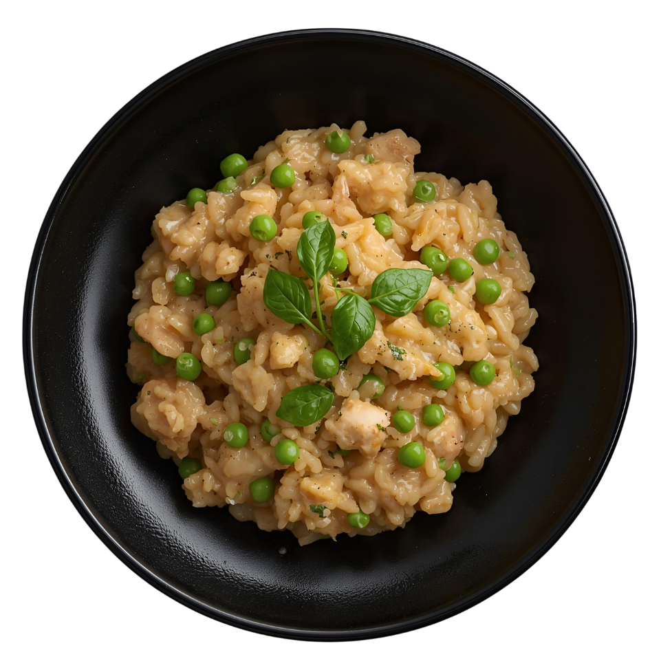 Gluten Free & Dairy Free Chicken & Pea Risotto