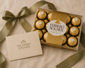 Ferrero Rocher gift box with The Family Kitchen card